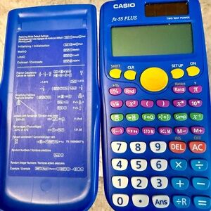 Casio fix-55PLUS two way power calculator